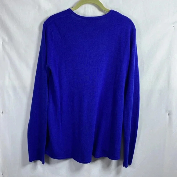 Palette Blue B Neck Tunic Sweater in Size Large. - Picture 3 of 8